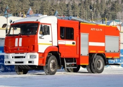 Fire Fighting Foam Vehicle APT (3.0-5.0)-70, Type 58816T, Modification APT (3.0-5.0)-70 on KAMAZ-53605-A5 Chassis