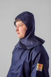 Weldshield Fabric Helmet with Large Cape Model AD5