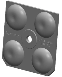 LED Lens for LED Fixtures AMT-ST-40x40-3535-ECL