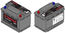 Lead Acid Starter Battery TUBOR STANDART 6ST-75.0 VL