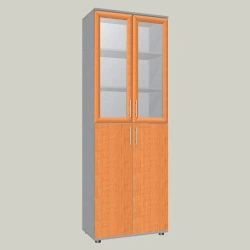 Document Cabinet with Two Glass Doors, Frame Model SHR-4