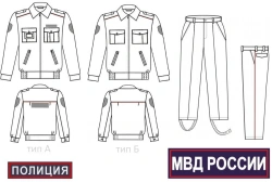 Summer Uniform Suit for Russian Federal Internal Affairs Employees