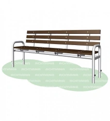Outdoor Bench Romana 302.02.00-01 for Play Areas