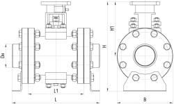 Steel Ball Valve for Pipeline Isolation AТЭК.491284.195