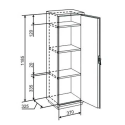 Children's Clothes Wardrobe - Model SHK 3
