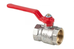 Nickel-Plated Ball Valve Dist, Series "Expert" DN20 3/4" G1/2" G1/2