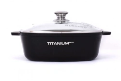 Aluminum Cast Casserole with Non-Stick Coating 5L Kukmara Titanium Pro