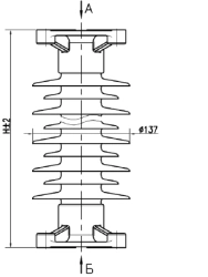 Polymer Insulator OCK 12.5-35-R-3 UHL1