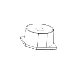 LED Lens for AMT-HB-22x22-3535-40-PC Fixtures