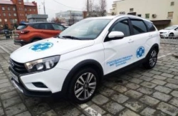 Veterinary Service Vehicle LV00, Model LVS00V, Category M1 on LADA GF Base, Model GFK440