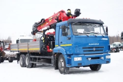 Hydraulic Crane Truck KMA on KAMAZ 43118 Base Model 41K30N-UJ