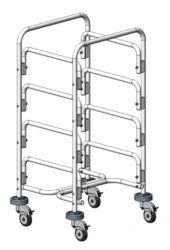 Endoscopic Container Trolley TKE-"KRONT"-2 for Medical Use