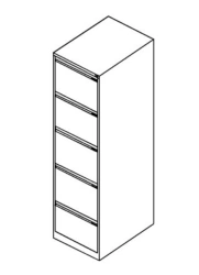 Metal Filing Cabinet for Office Documents