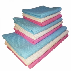 Cotton Waffle Towel for Home Use - 100% Cotton