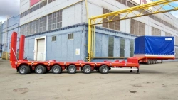 Polittrans 94186-012 Semi-Trailer with Metal Platform and Ramps