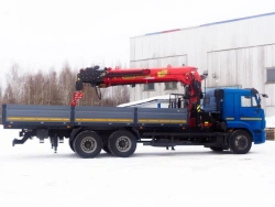 Multi-functional Truck with Hydraulic Crane MKMA based on KAMAZ 65117 64K05N-UJ