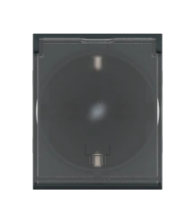 Caduceus Aling Mode Hidden Socket with Grounding 16A 250V, Anthracite, Art. 653.A