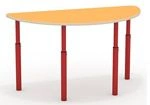 Adjustable Half-Round Children's Table Model StK5
