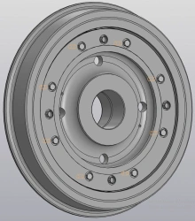 VGKP 74.15.20.100 SB Suspended Wheel