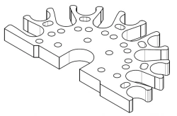 Cable Fixator for Secure Installation, Model 20-010322