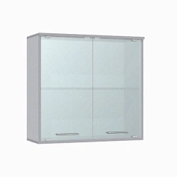 Wall-Mounted Cabinet with Two Glass Doors Model SPS-1