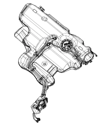 Plastic Fuel Tank for Polo 6RU 201 021 J/P/R