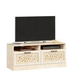 Alexandria LD 618080.000 TV Stand (Lento/Rustica Leather)