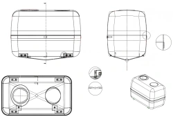 Plastic 3000L Tank with Brackets for UG3000 Sprayer (73303537R)