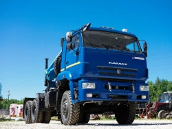 Hydraulic Crane Loader Truck KMA on KAMAZ 43118 Base 41K32N-U7