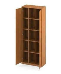 Wooden Archive Cabinet with 15 Sections