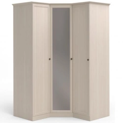 Corner Wardrobe with Mirror (1 Door + Corner) FU5-01.T8L
