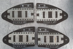 Composite Brake Pads for Disc Brakes UD102-01 for Railway Vehicles