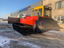 Caterpillar Tractor for Off-Road Transport of People and Cargo TG-44