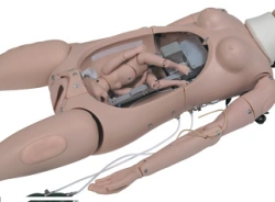 Labor Simulation Manikin with Adjustable Fetal Heart Rate, GP6642/F55