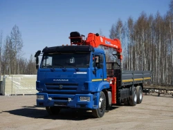 Hydraulic Loading Crane Special Vehicle KAMA 65117 64K02N-UB