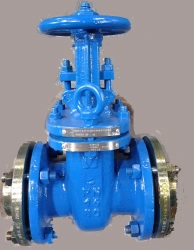 Steel Wedge Gate Valve with Rising Stem and Handwheel PN 1.6 MPa DN 80