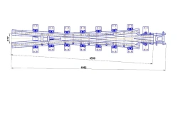 R65 Type Cross Member for Railway Switches Project N01.003.3000.00