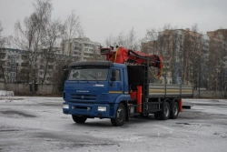 Multi-Purpose Truck with Hydraulic Crane MKMA on KAMAZ 65117 64K05N-UH