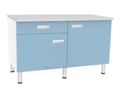 Laboratory Work Table with Two Cabinets and Shelves SL-04-MSK (SL-04-117)