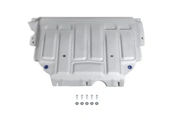 Metal Engine and Transmission Protection Kit with Fastening, RIVAL, Aluminum for Skoda Octavia 2020+, 1.4; 1.6 & Skoda Superb 2019+, 2.0