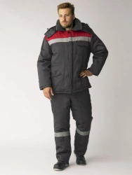Winter Suit Truzhenik-Ultra-1 SOP, Pants, Dark Gray/Red, Art. 87494644