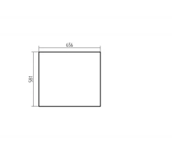 Fixed Window Glass for Driver's Side Vent 5292-5403680-20