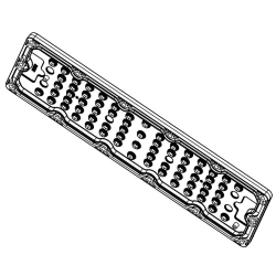 LED Lens for LED Fixtures AMT-HB-236x70-3030(66)-30