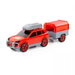 Toy Car with Trailer (Mesh Design) Model 53688