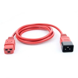Power Cable PVS-AP 3*1.5 C19C20-250-16-1.8, Red, 1.8m