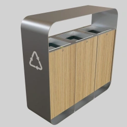 Park Waste Bin for Separate Waste Collection LG1039