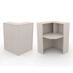 Corner Reception Desk Model: SR-2 by Edelwood