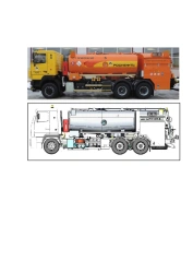 Airport Refueling Trucks with 13000L Capacity - ATZ