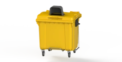 1100L Mobile Waste Container with Lid - Model Art.29.C19.N