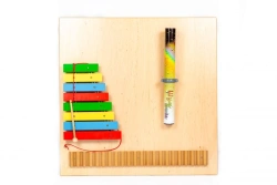 Sound Wall Panel with Protective Decorative Coating - "Sounds